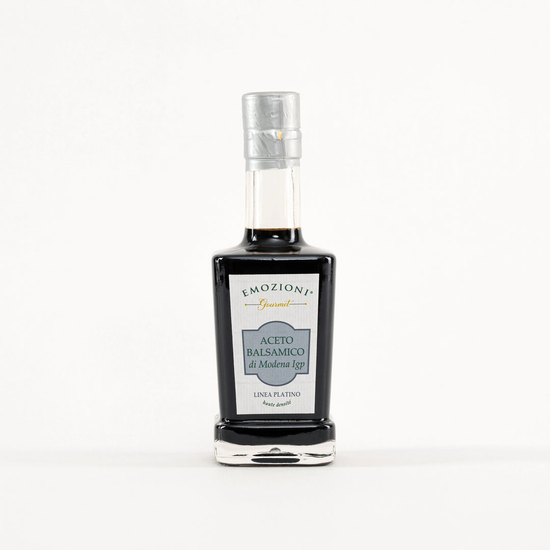 Aceto Balsamico di Modena IGP - Linea Platino - 250 ml - Emozioni Gourmet