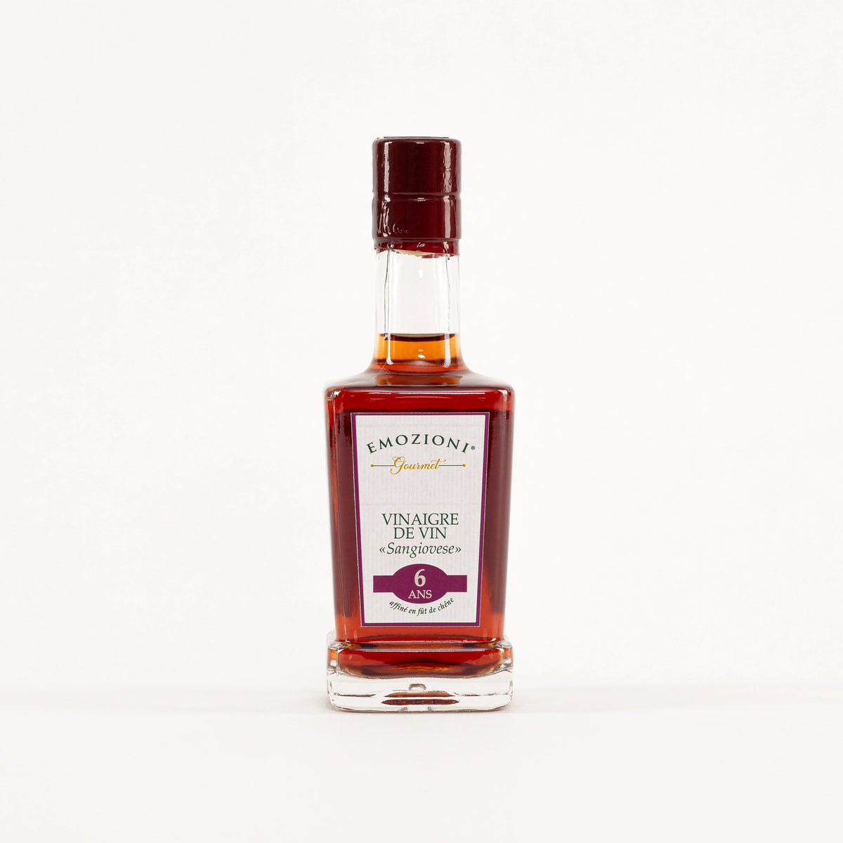 Vinaigre de vin "Sangiovese" - 6 ans - 250 ml - Emozioni Gourmet