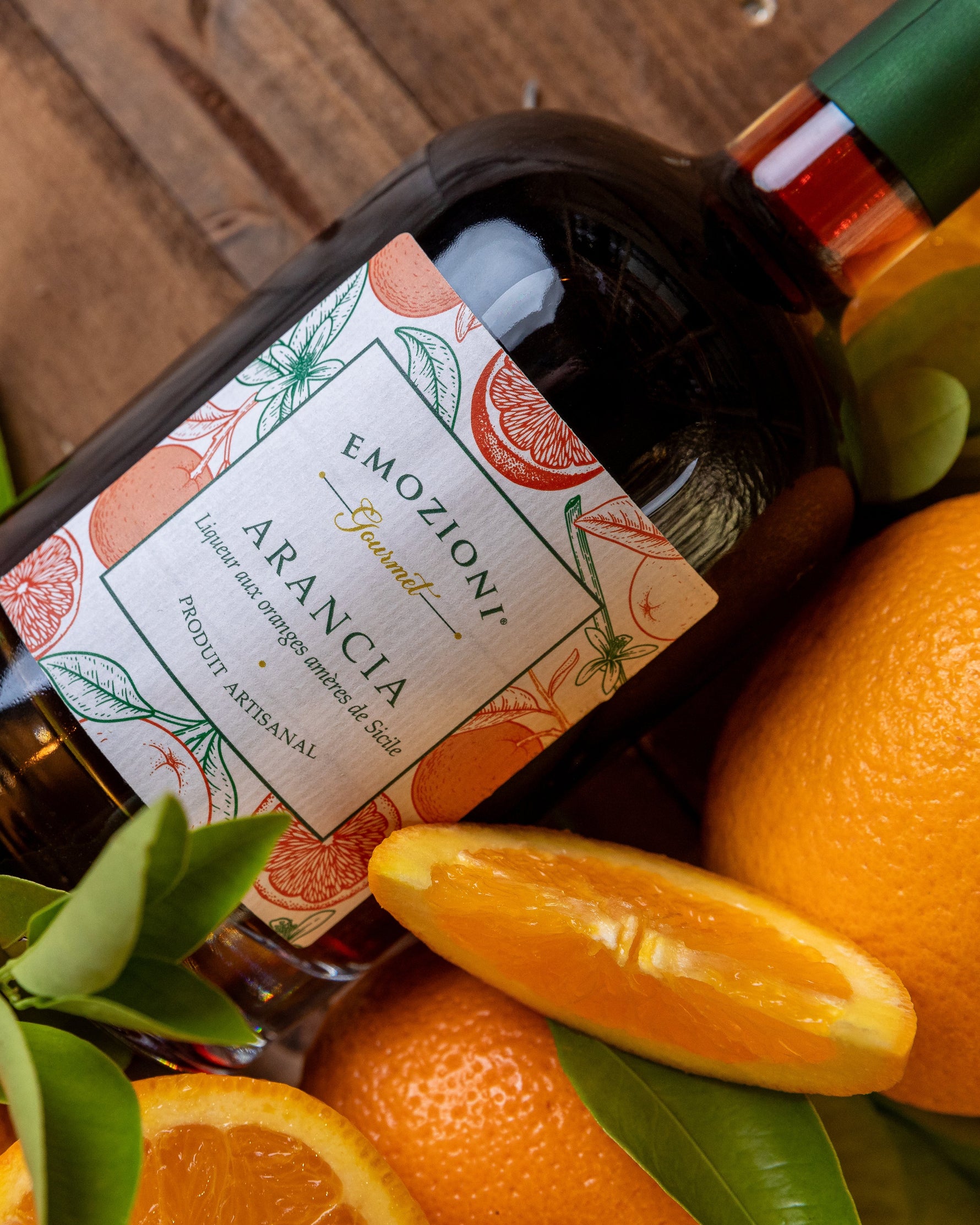 Arancia - Liqueur aux oranges amères de Sicile - 500 ml - Emozioni Gourmet