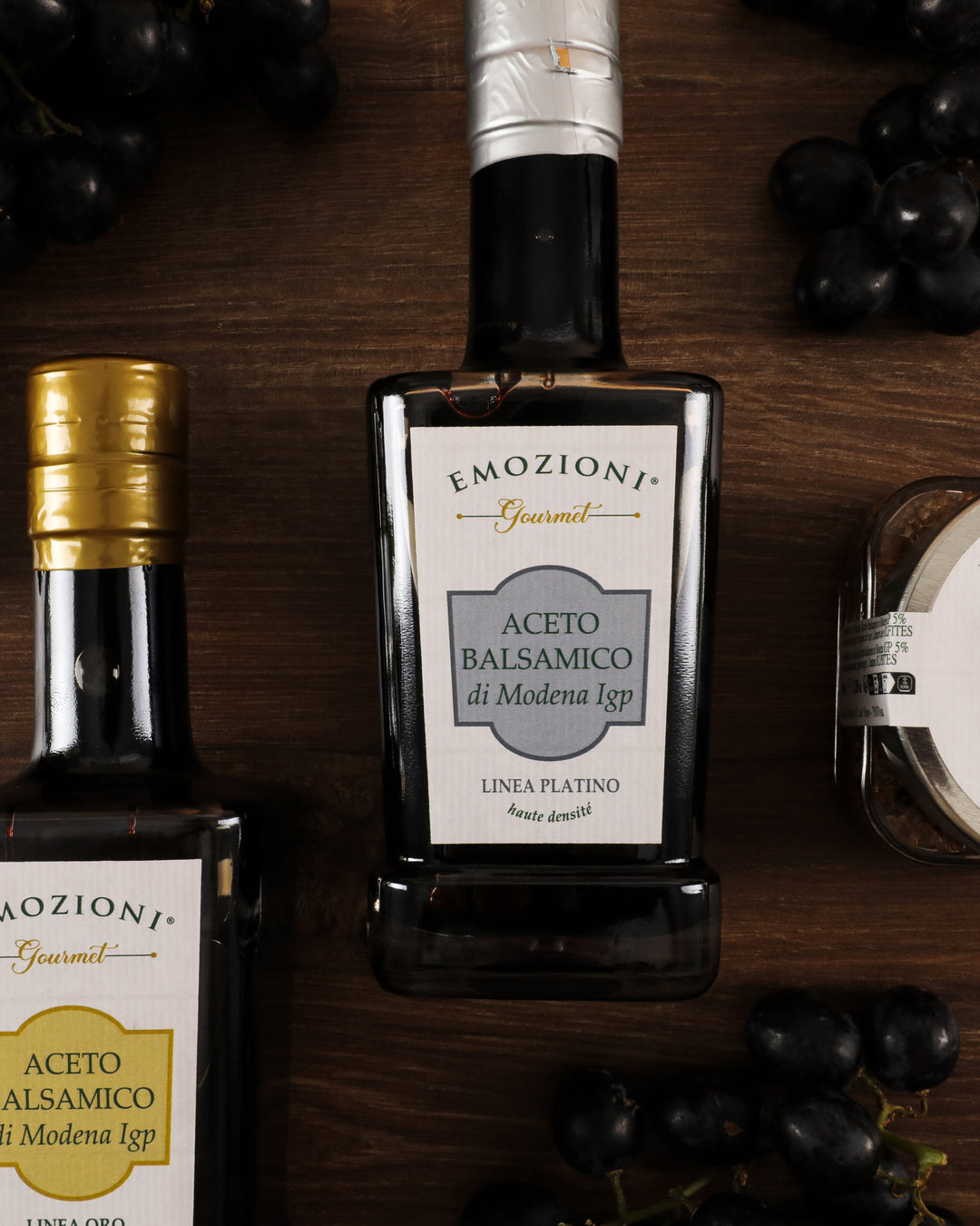 Aceto Balsamico di Modena IGP - Linea Platino - 250 ml - Emozioni Gourmet