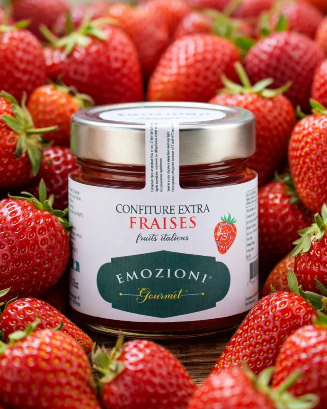 Confiture extra de fraises - 220 g - Emozioni Gourmet