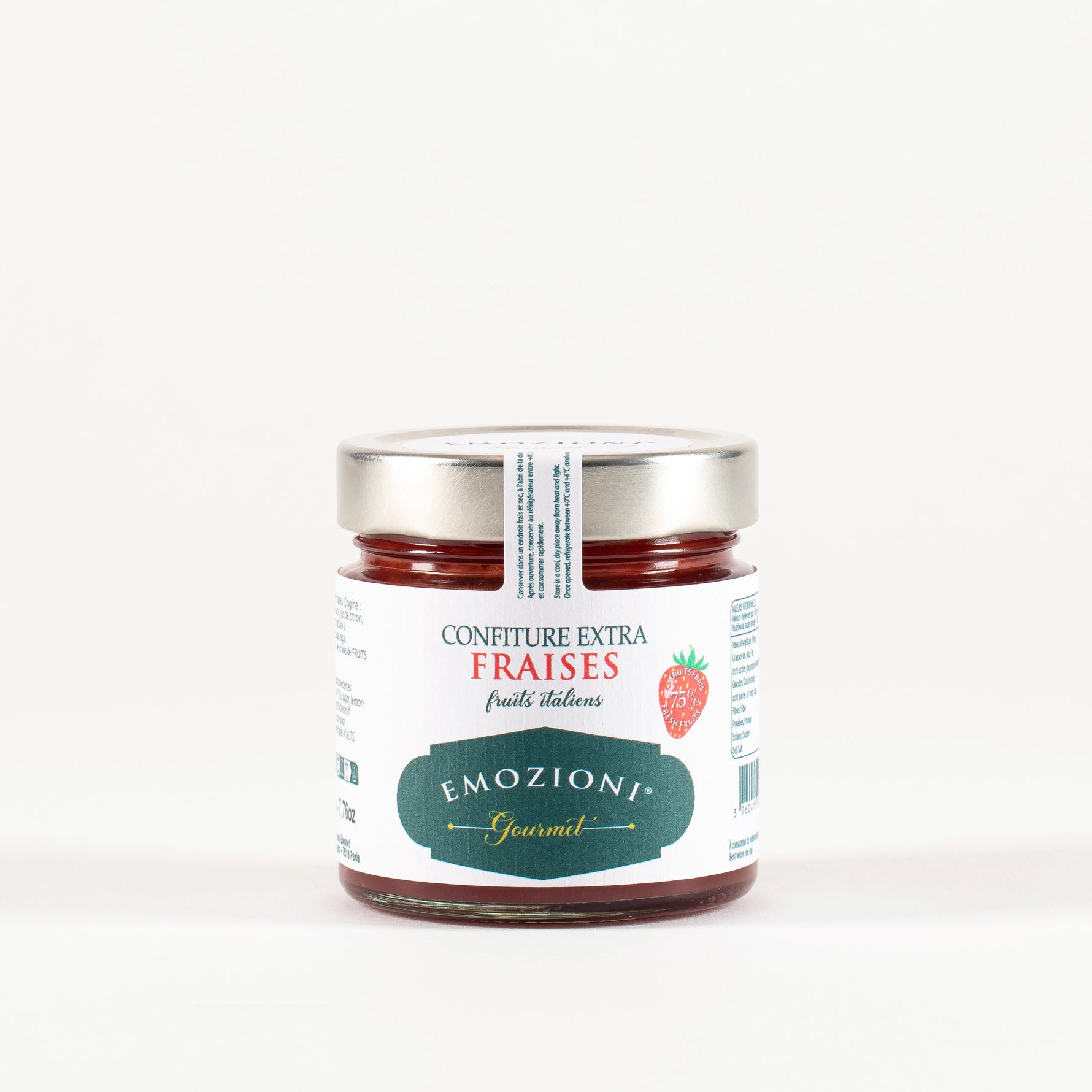 Confiture extra de fraises - 220 g - Emozioni Gourmet