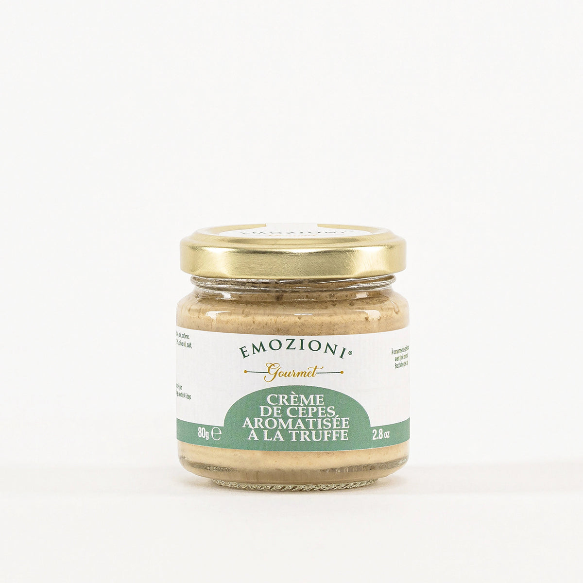 Crème de cèpes aromatisée à la truffe - 80 g - Emozioni Gourmet