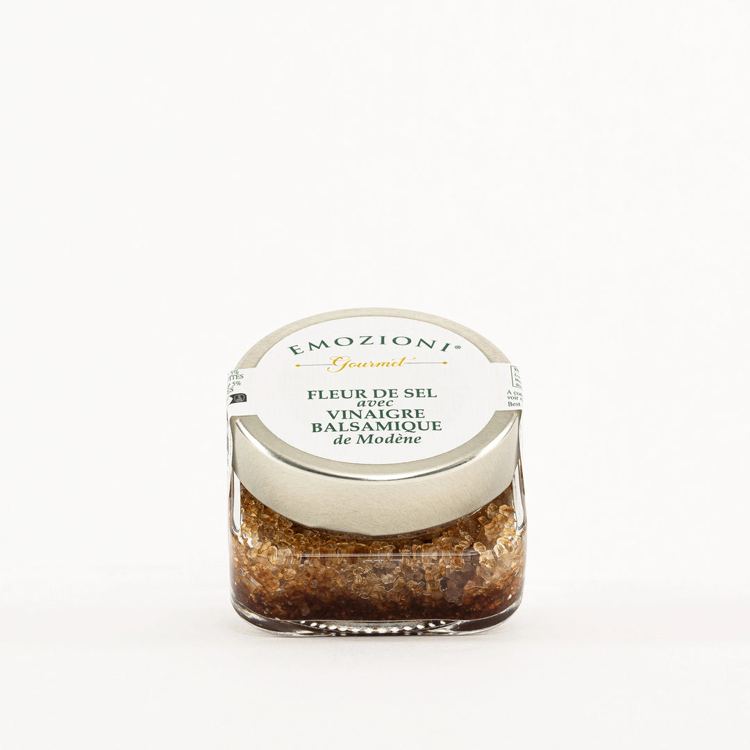 Fleur de sel avec vinaigre balsamique de Modène IGP - 95 g - Emozioni Gourmet