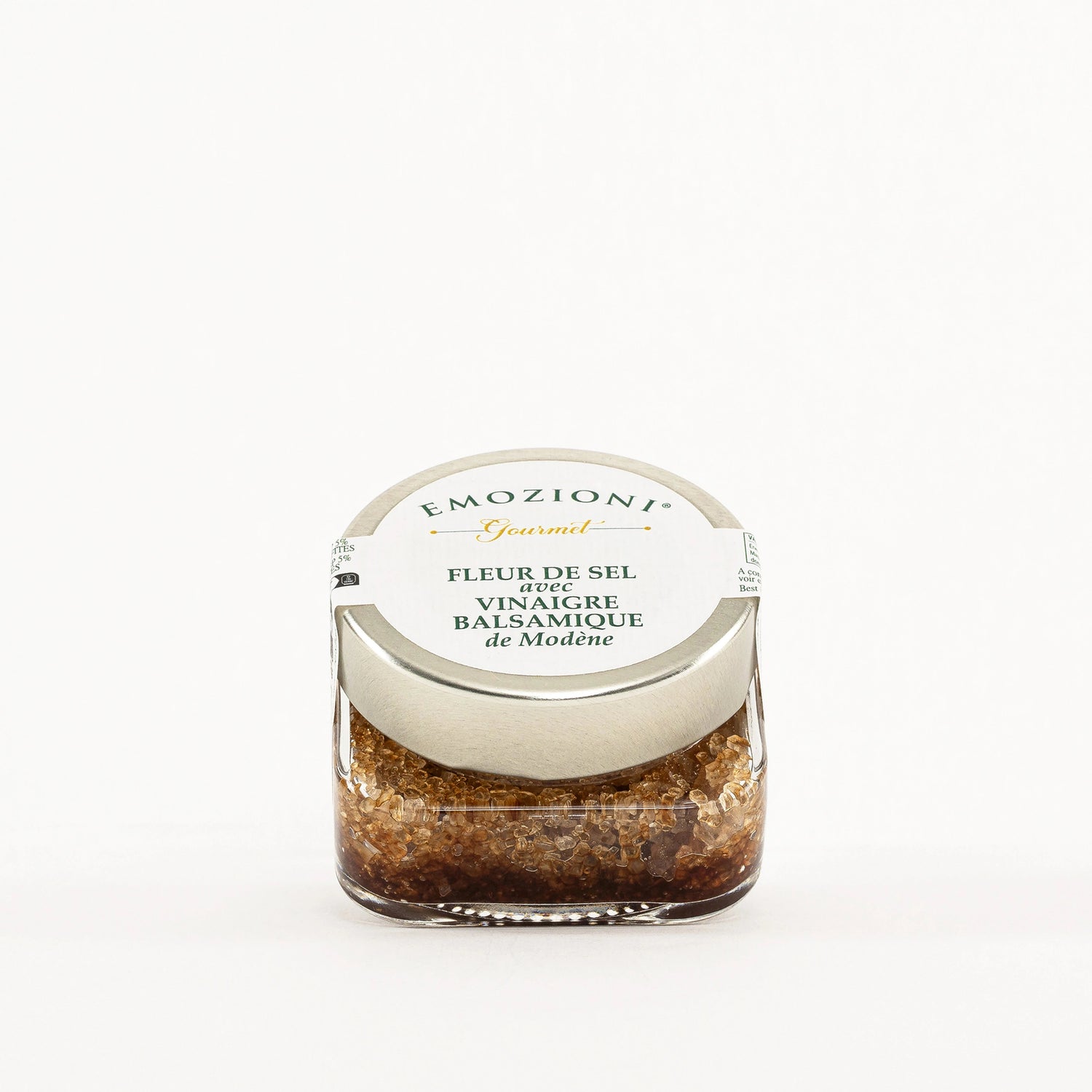 Fleur de sel avec vinaigre balsamique de Modène IGP - 95 g - Emozioni Gourmet