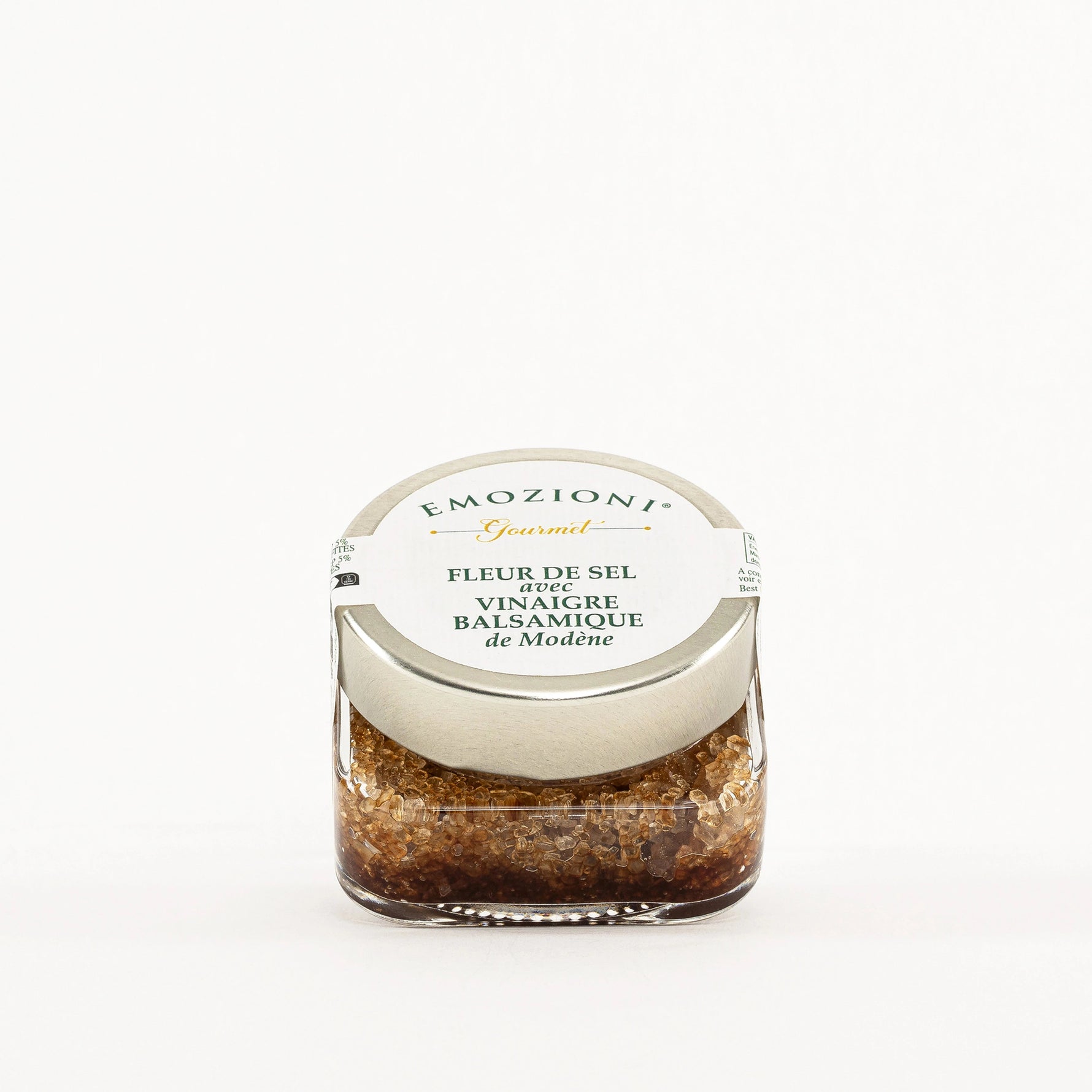 Fleur de sel avec vinaigre balsamique de Modène IGP - 95 g - Emozioni Gourmet