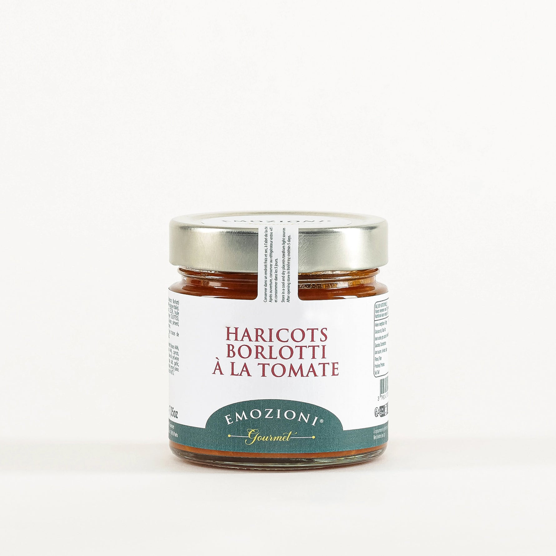 Haricots Borlotti à la tomate - 200 g - Emozioni Gourmet