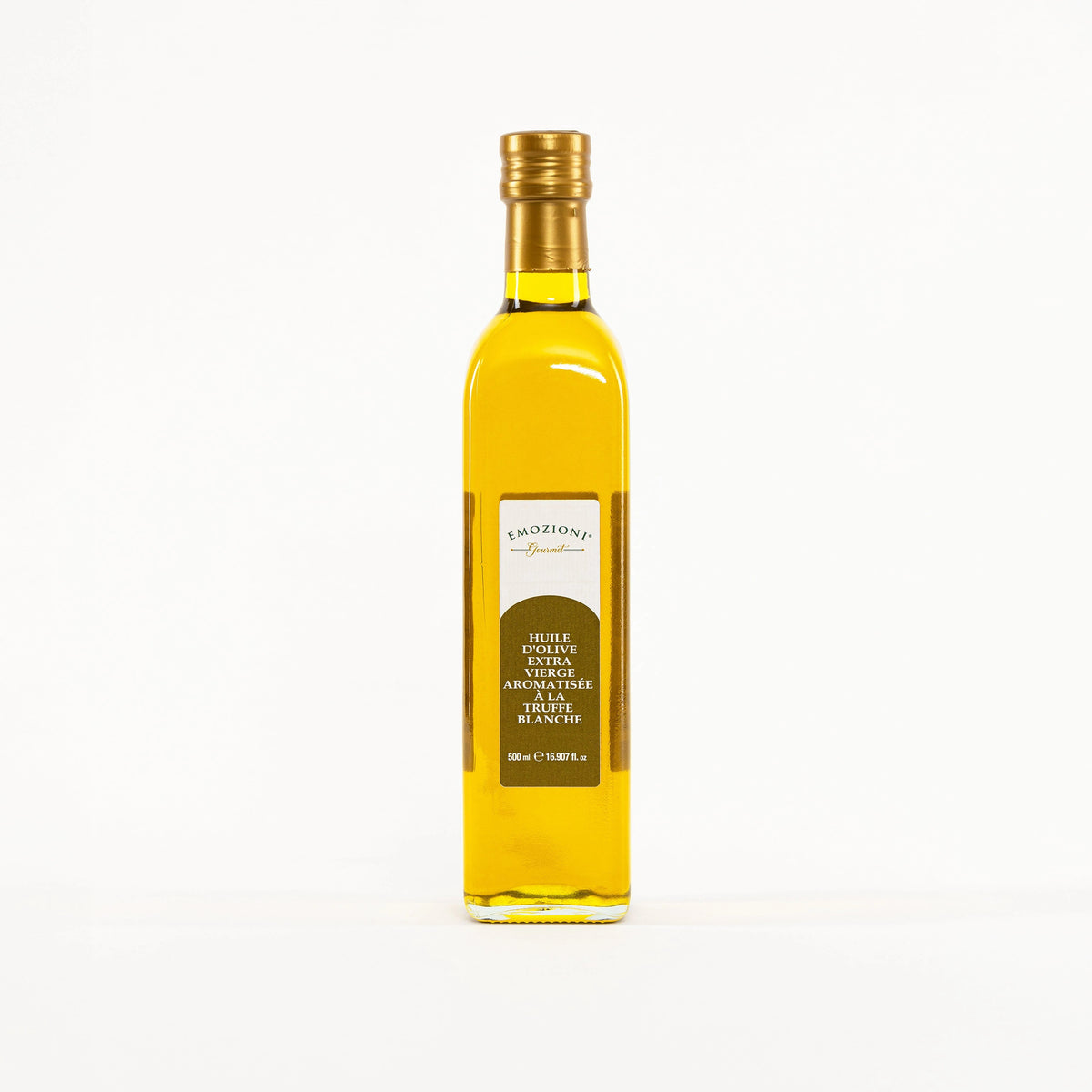 Huile d'olive extra vierge aromatisée à la truffe blanche - 500 ml - Emozioni Gourmet