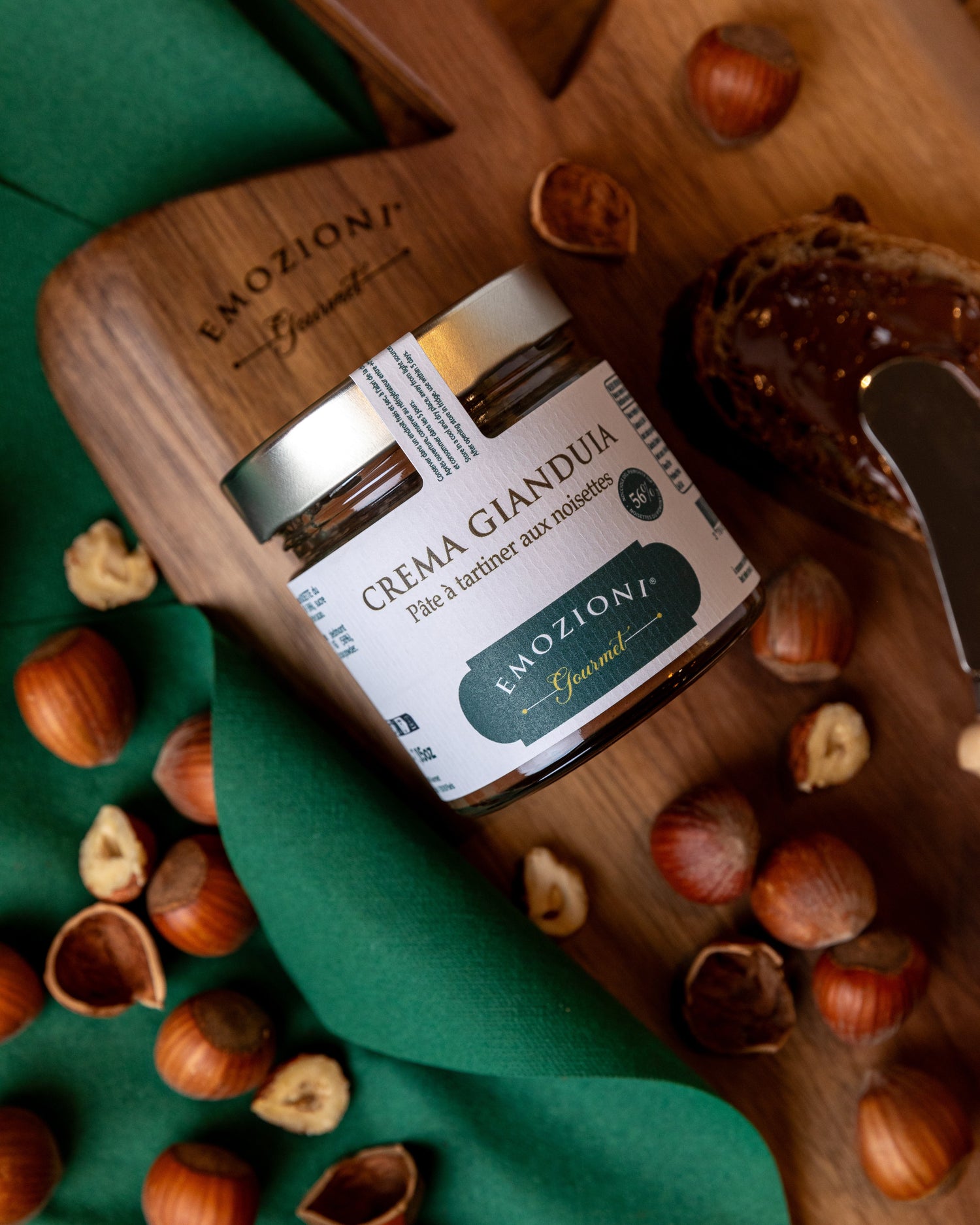 Crema gianduia aux noisettes du Piémont igp (56%) - 200 g - Emozioni Gourmet