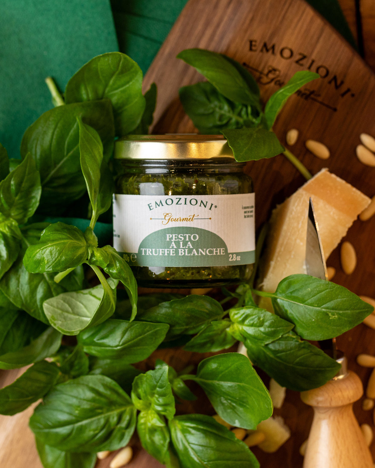Pesto Genovese à la truffe blanche - 80 g - Emozioni Gourmet