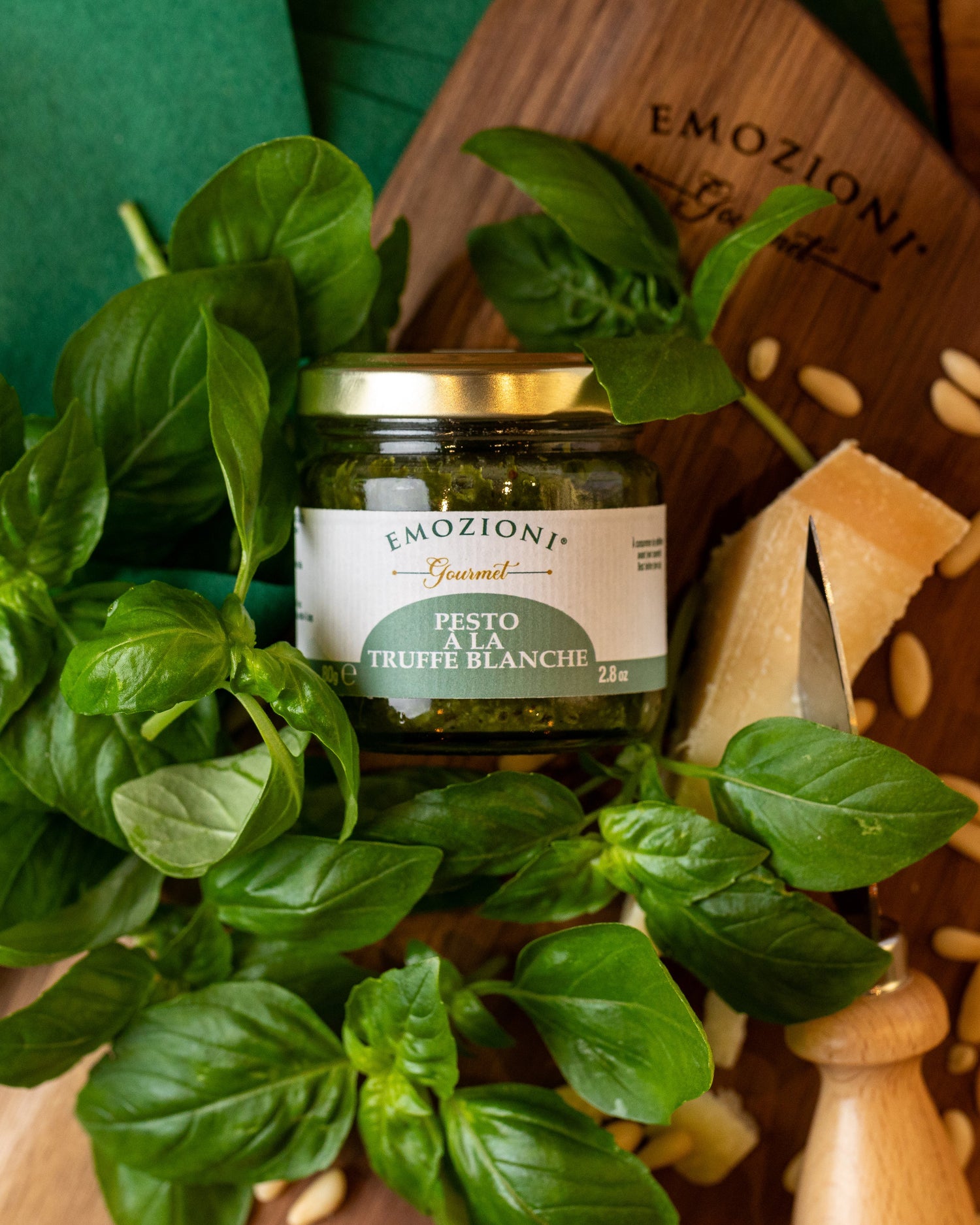 Pesto Genovese à la truffe blanche - 80 g - Emozioni Gourmet