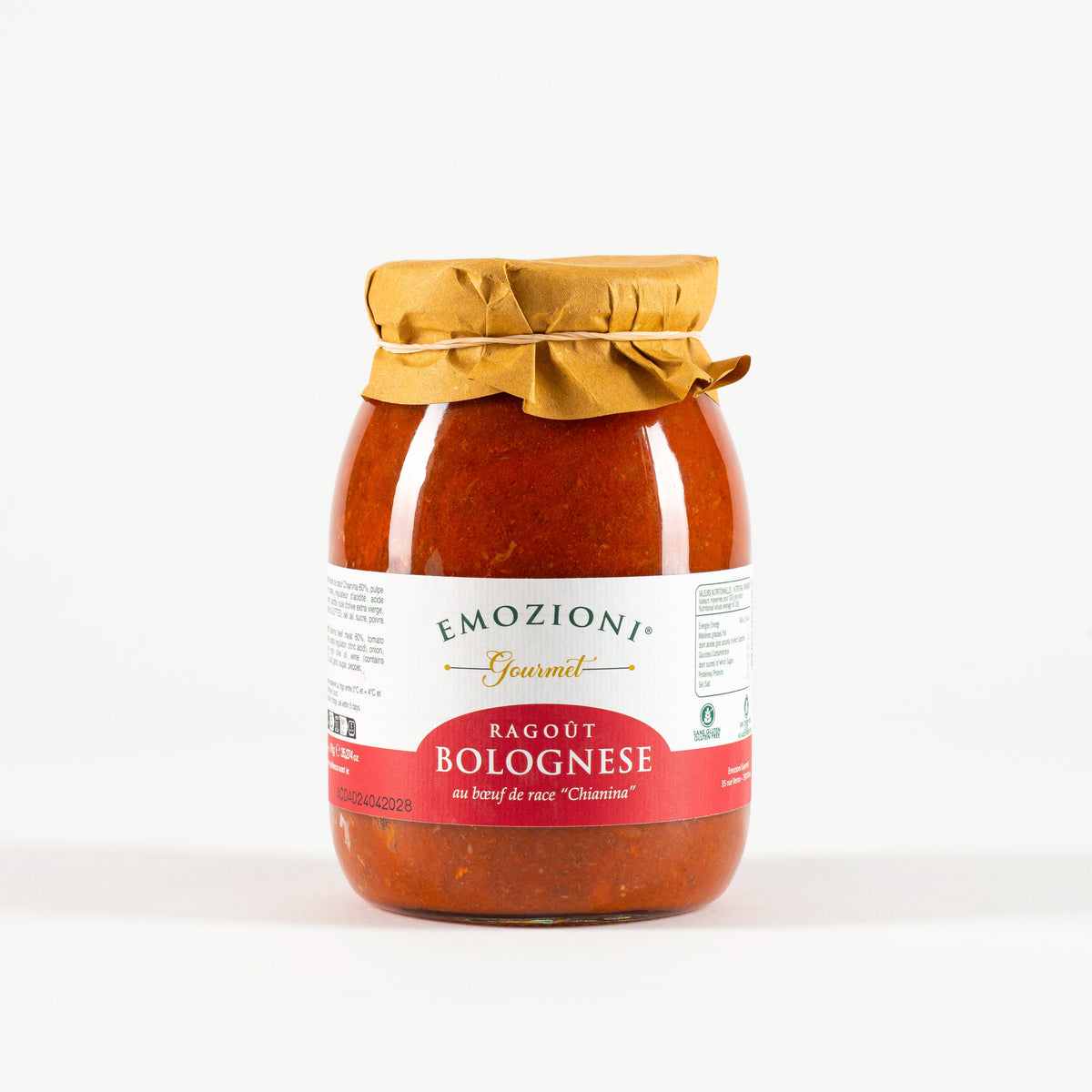 Ragoût bolognese avec boeuf Chianina IGP - 1 kg - Emozioni Gourmet
