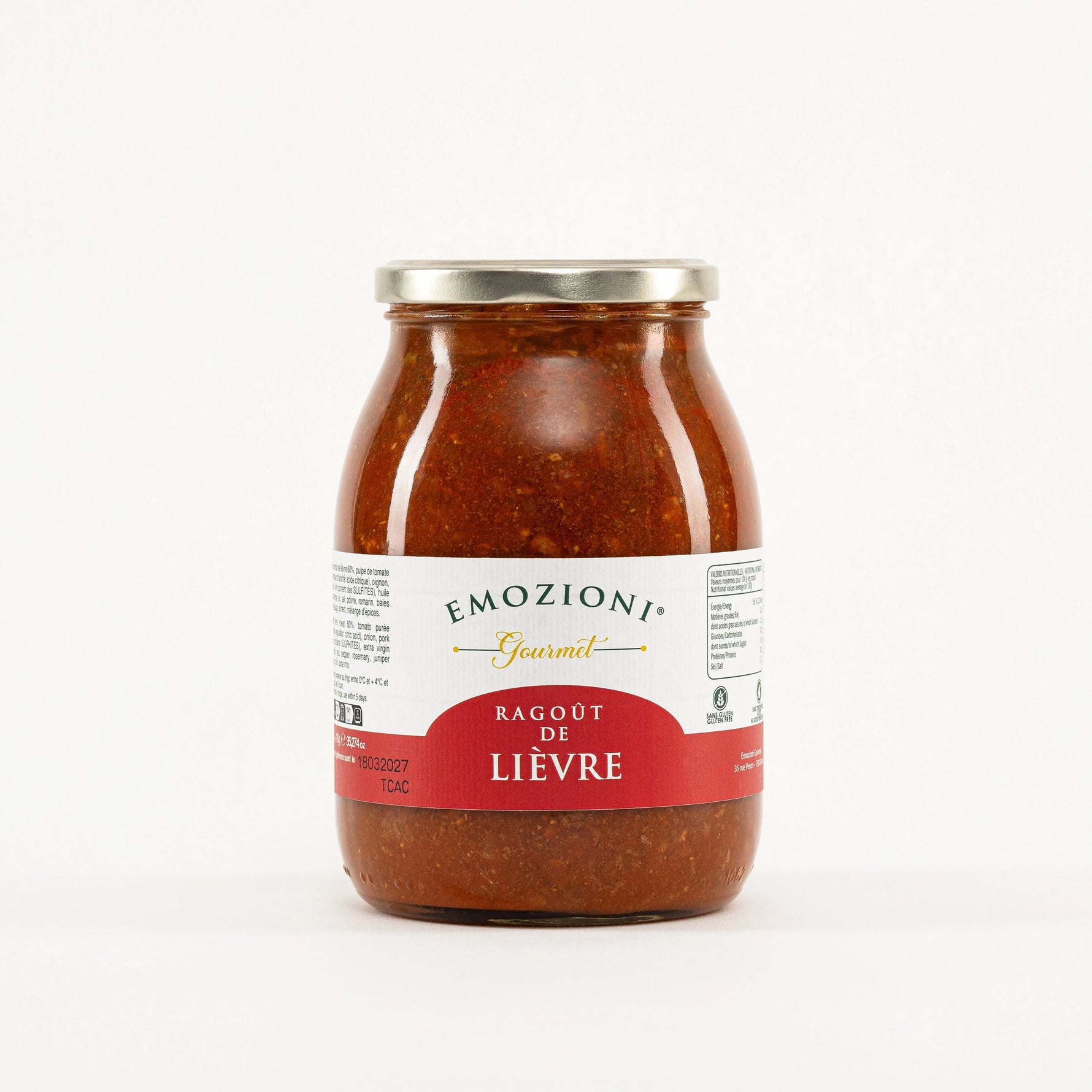 Ragoût de Lièvre - 1 kg - Emozioni Gourmet