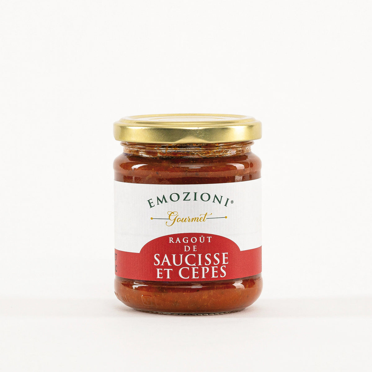 Ragoût de saucisse et cèpes - 180 g - Emozioni Gourmet