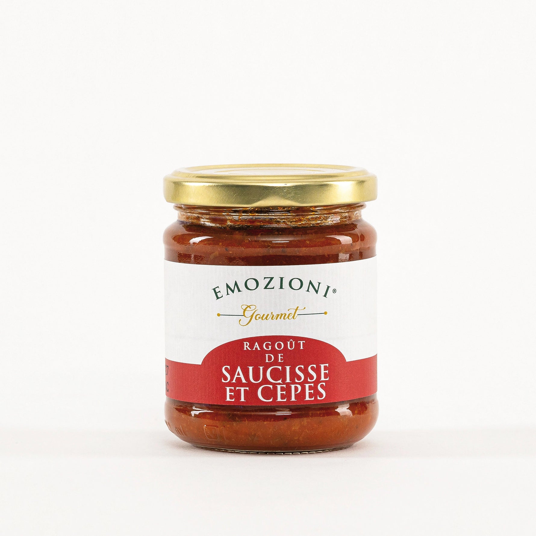 Ragoût de saucisse et cèpes - 180 g - Emozioni Gourmet