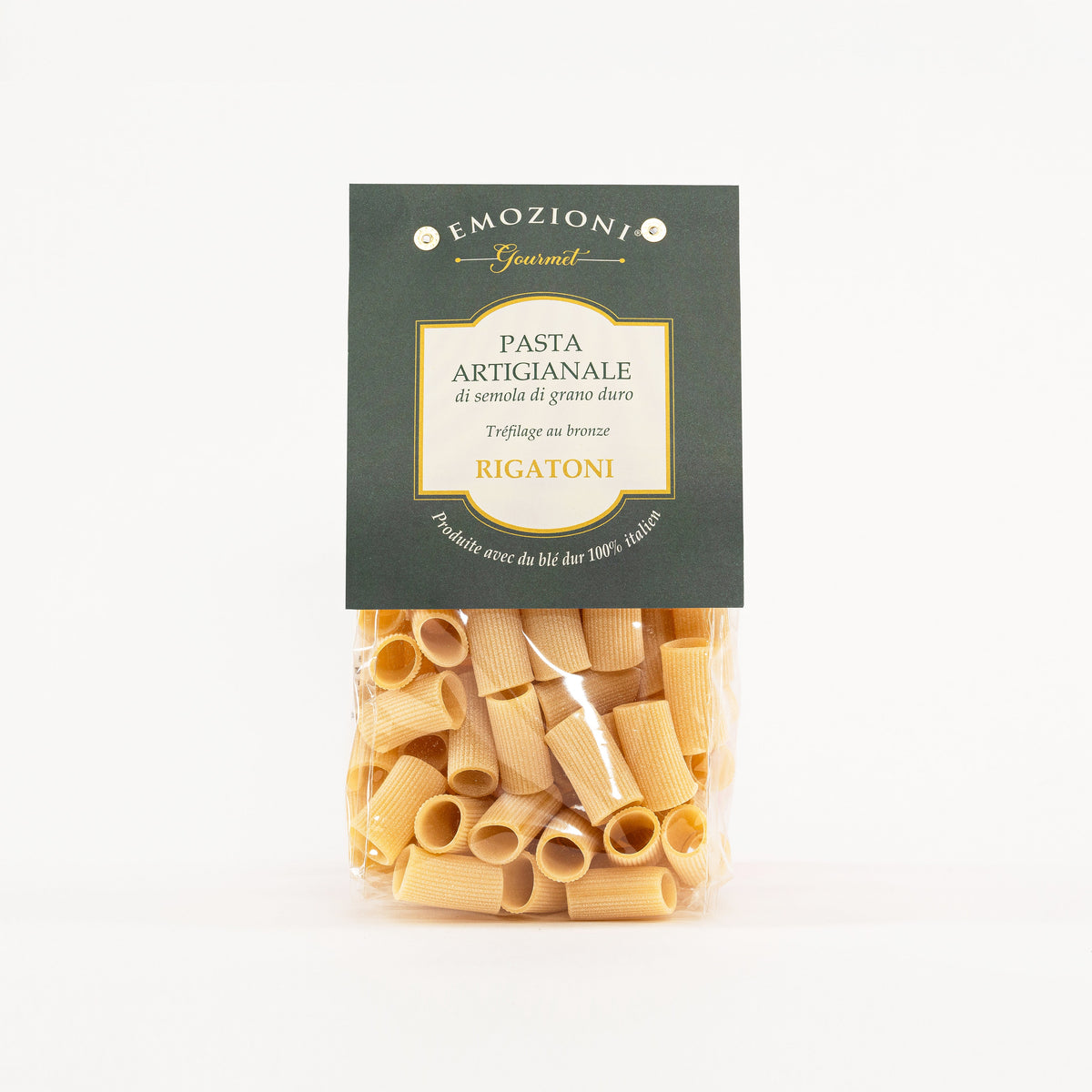 Rigatoni pâtes artisanales - Pouilles - 500 g - Emozioni Gourmet