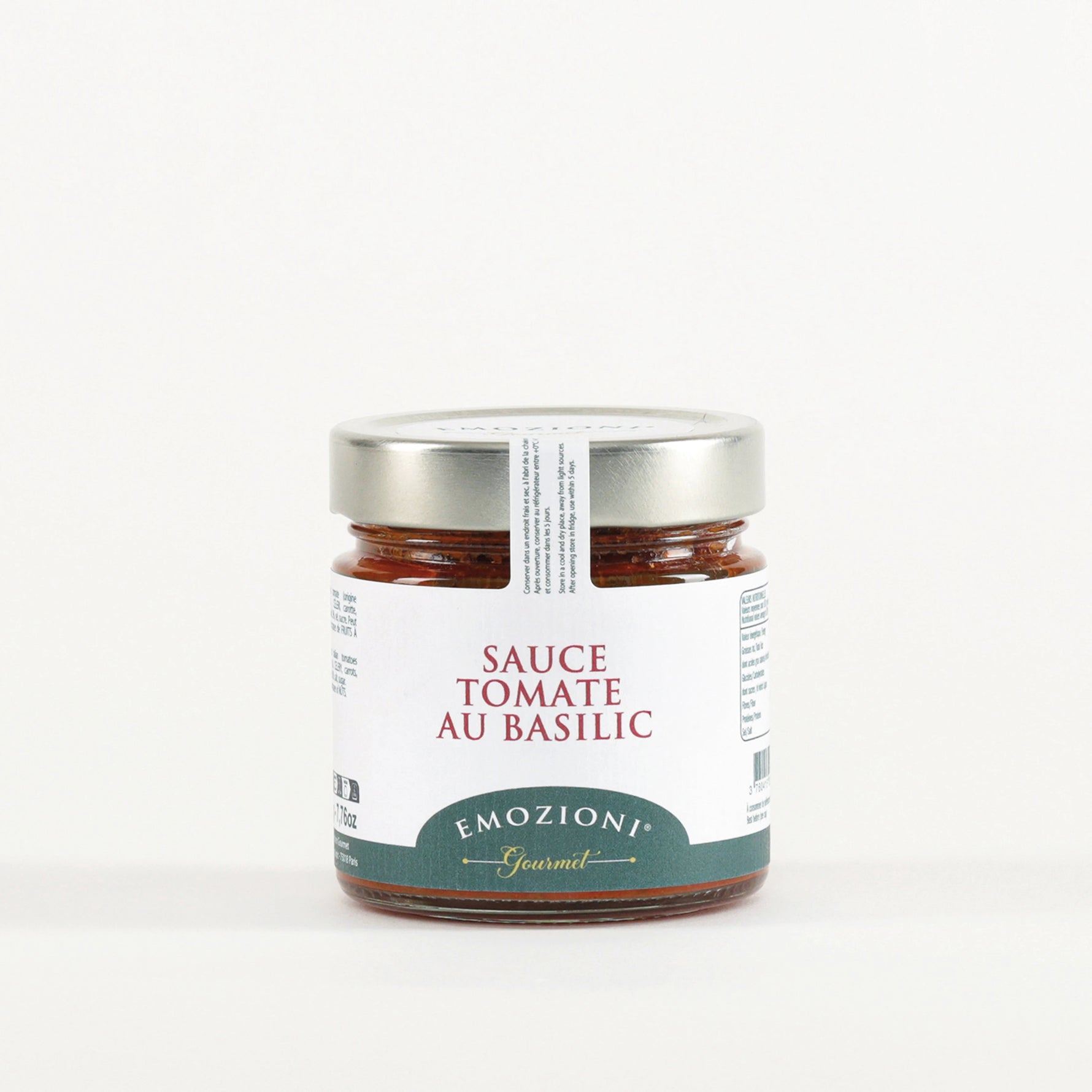 Sauce tomate au basilic - 220 g - Emozioni Gourmet