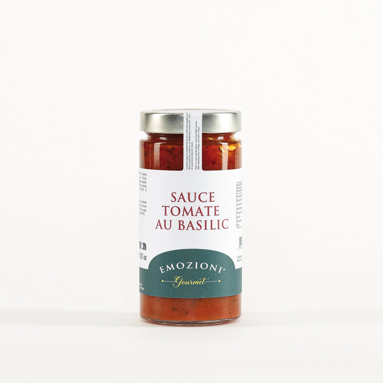 Sauce tomate au basilic - 500 g - Emozioni Gourmet