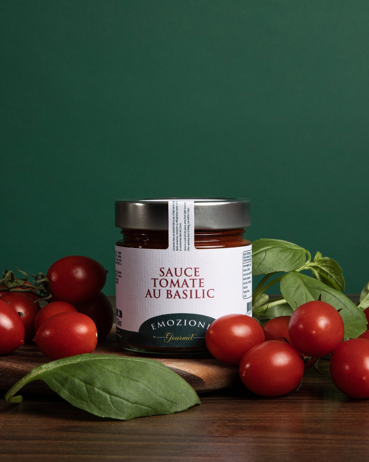 Sauce tomate au basilic - 220 g - Emozioni Gourmet