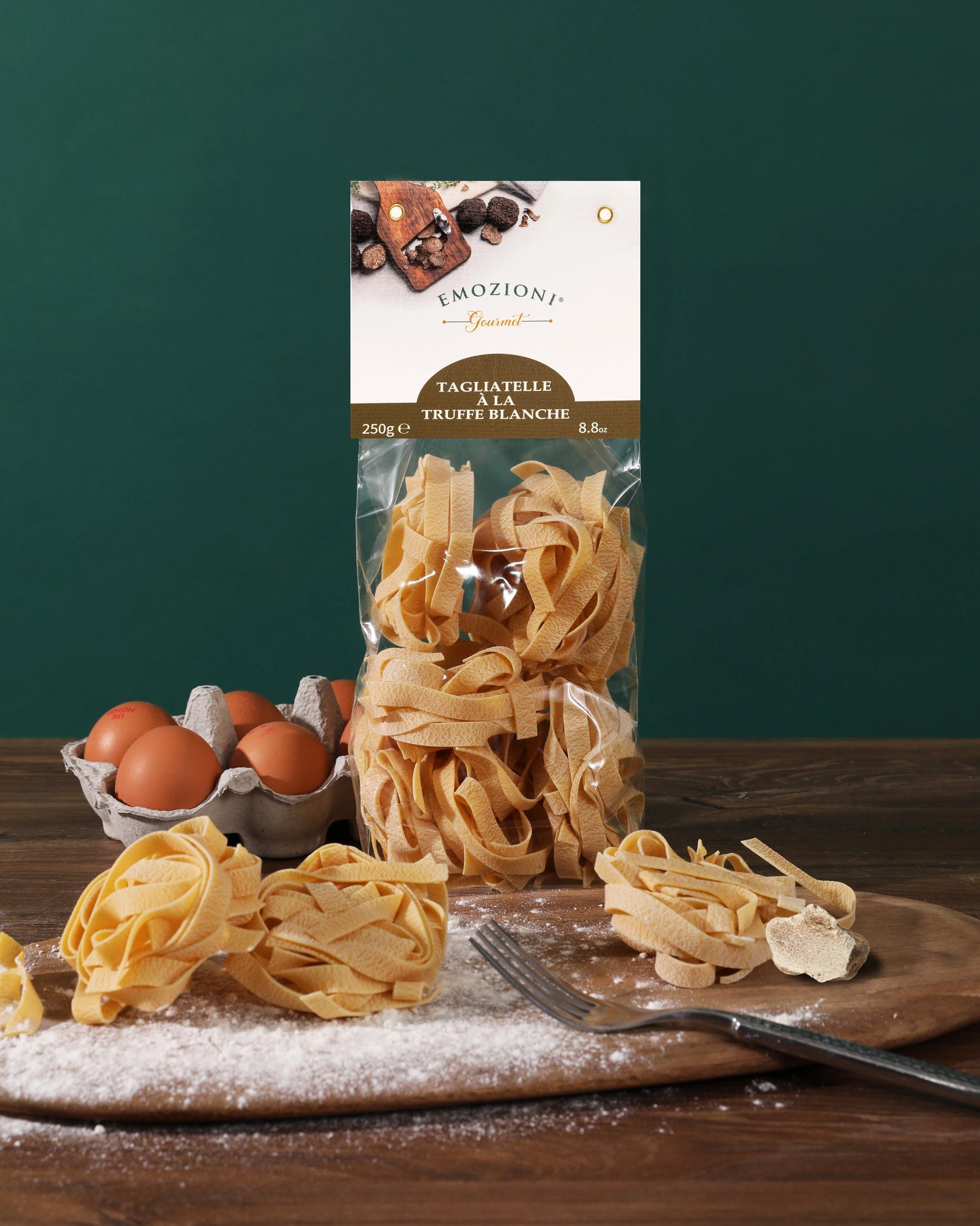 Tagliatelle à la truffe blanche - 250 g - Emozioni Gourmet