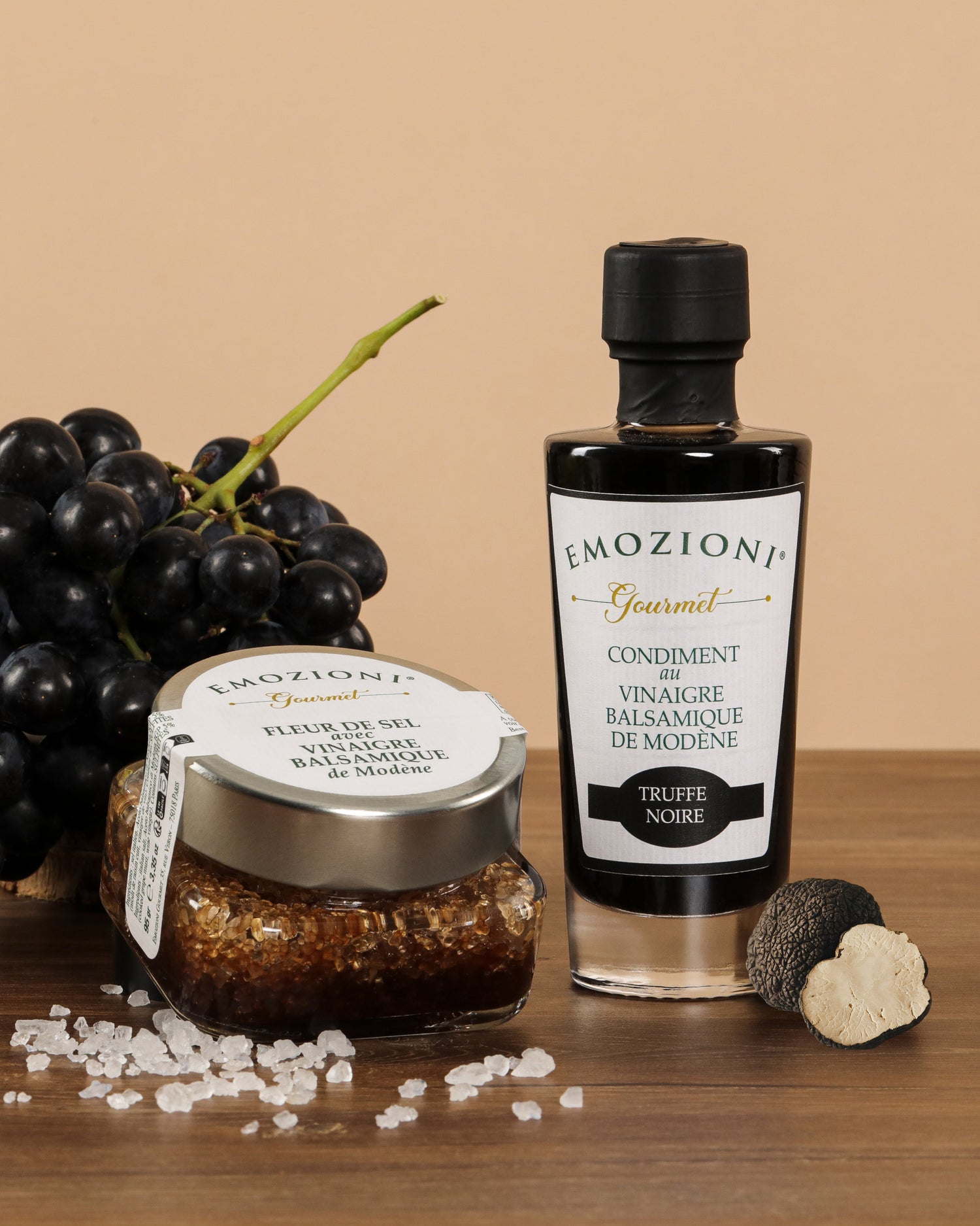 Vinaigre balsamique de Modène à la truffe noire - 100 ml - Emozioni Gourmet
